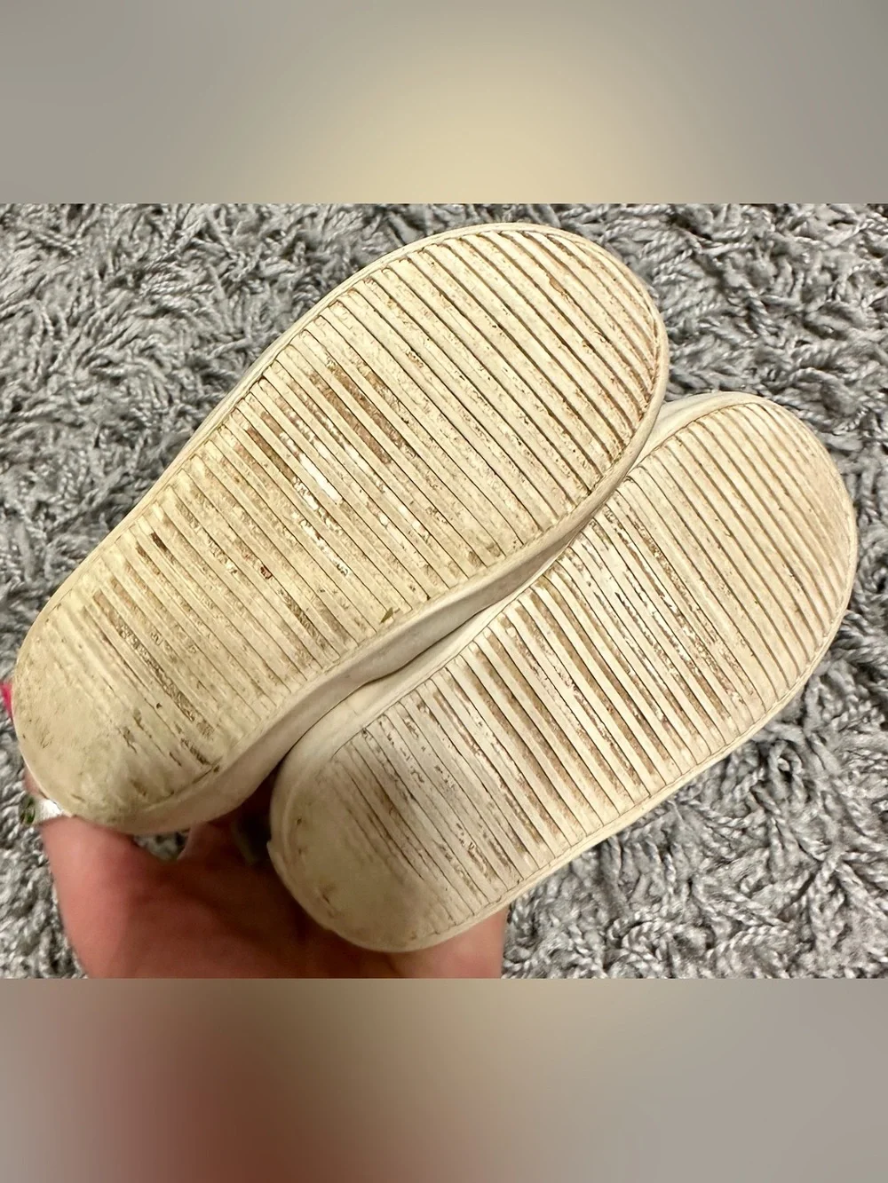 Old Navy Quilted Slip-On Sneakers in Light Gray